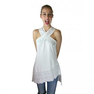 CAMISETA HALTER BLANCA