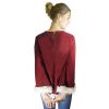 CAMISA DEMIN CON PELO ROJA
