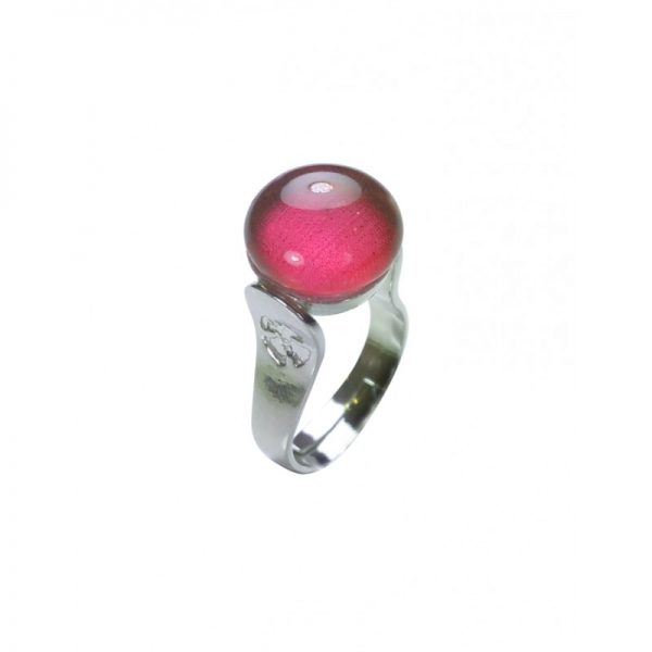 ANILLO REDONDO FUCSIA TRARE