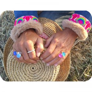 ANILLO FUCSIA CLARO TRARE