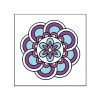 CUADRO MANDALA AZUL