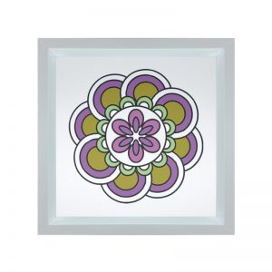 CUADRO MANDALA VERDE