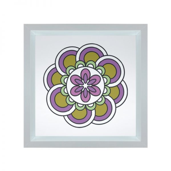 CUADRO MANDALA VERDE