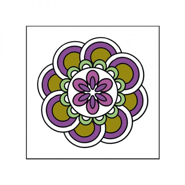 CUADRO MANDALA VERDE