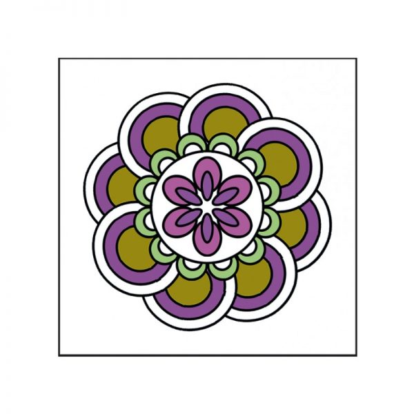 CUADRO MANDALA VERDE